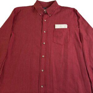New Chaps Ralph Lauren designed Cowboy Shirt Men Large - L - Western Pocket USA